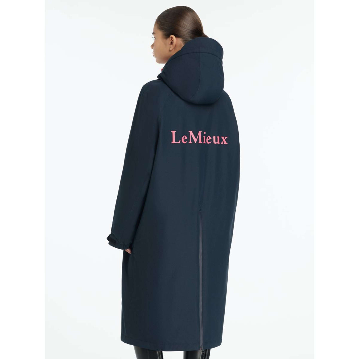 LeMieux Abrigo de lluvia Young Rider HydroShield Navy