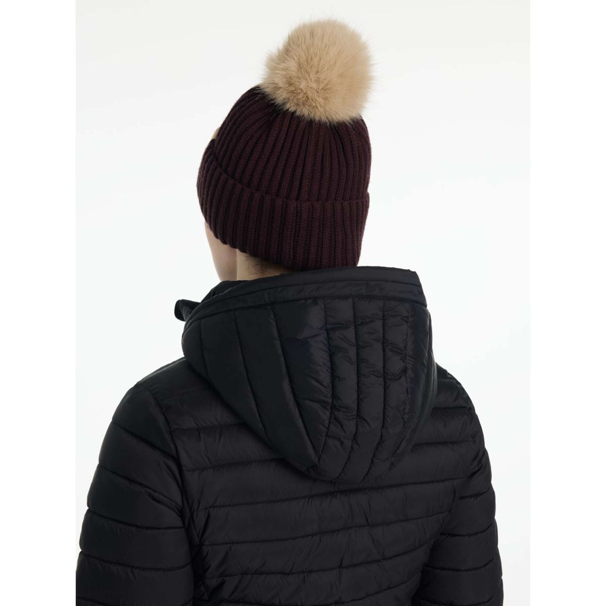 LeMieux Beanie Clara Rib Color ES: Ciruela