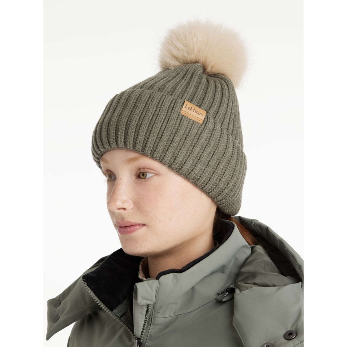 LeMieux Beanie Clara Rib Rosemary