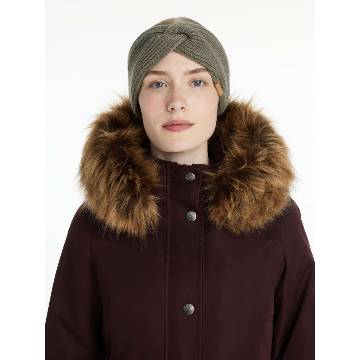 LeMieux Cinta para la cabeza Clara Rib Knot Rosemary