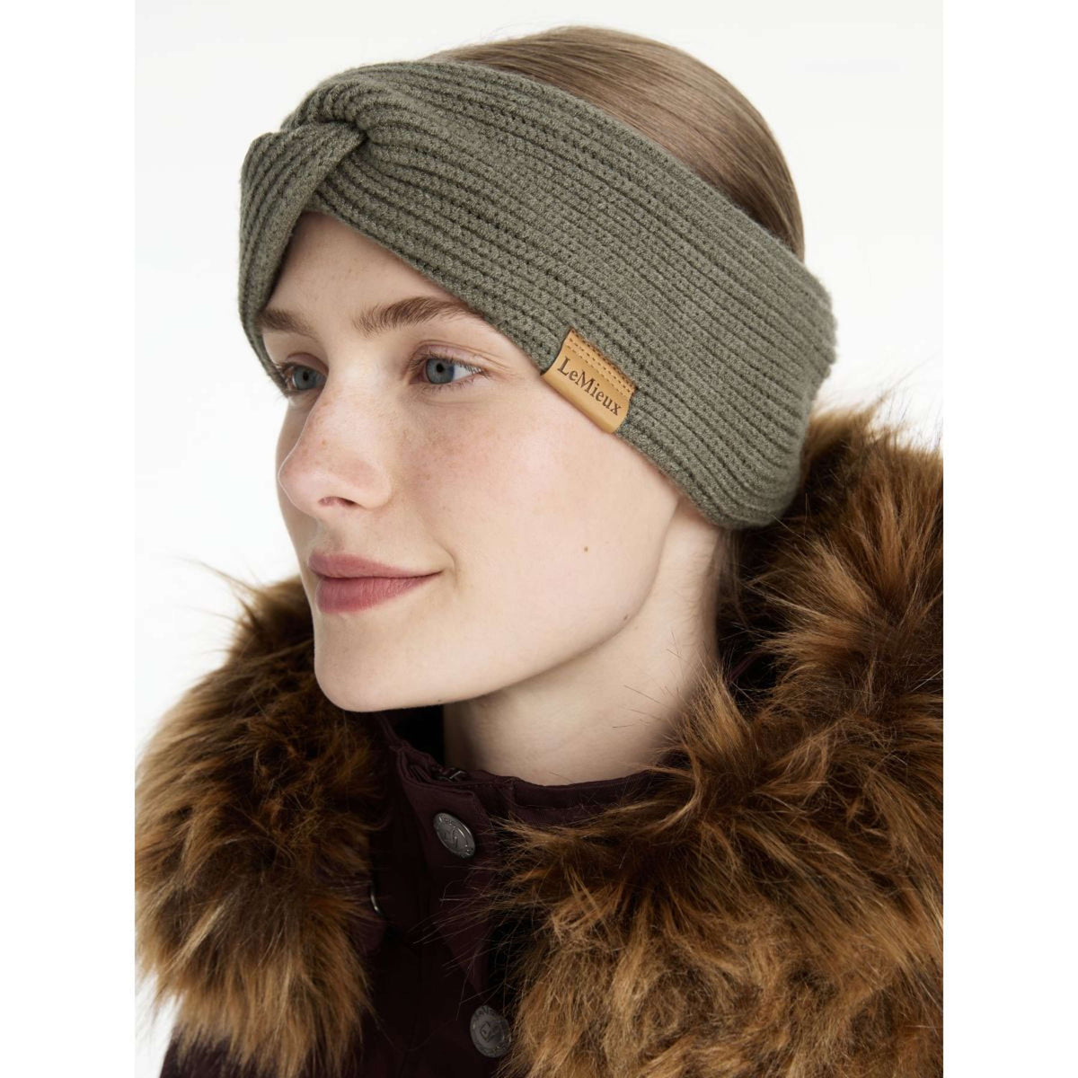 LeMieux Cinta para la cabeza Clara Rib Knot Rosemary