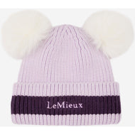 LeMieux Beanie Mini Double Pom Niños Lilac