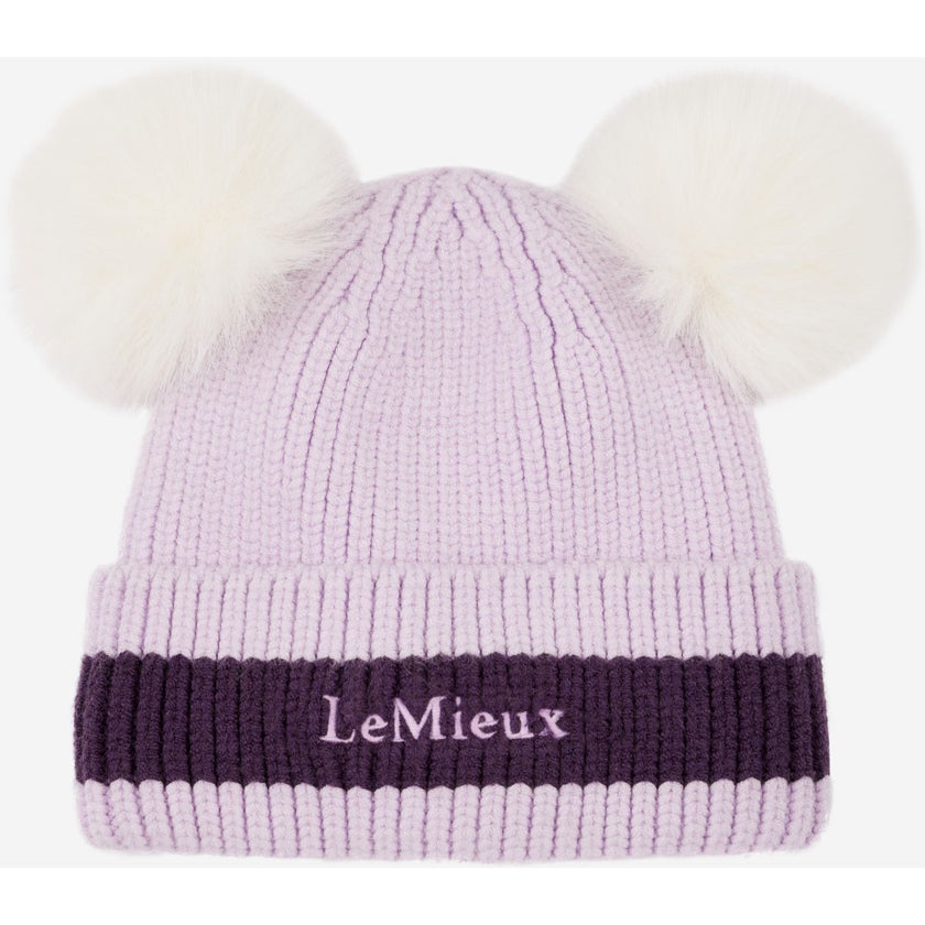 LeMieux Beanie Mini Double Pom Niños Lilac