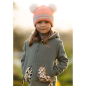 LeMieux Beanie Mini Double Pom Niños Peach Punch