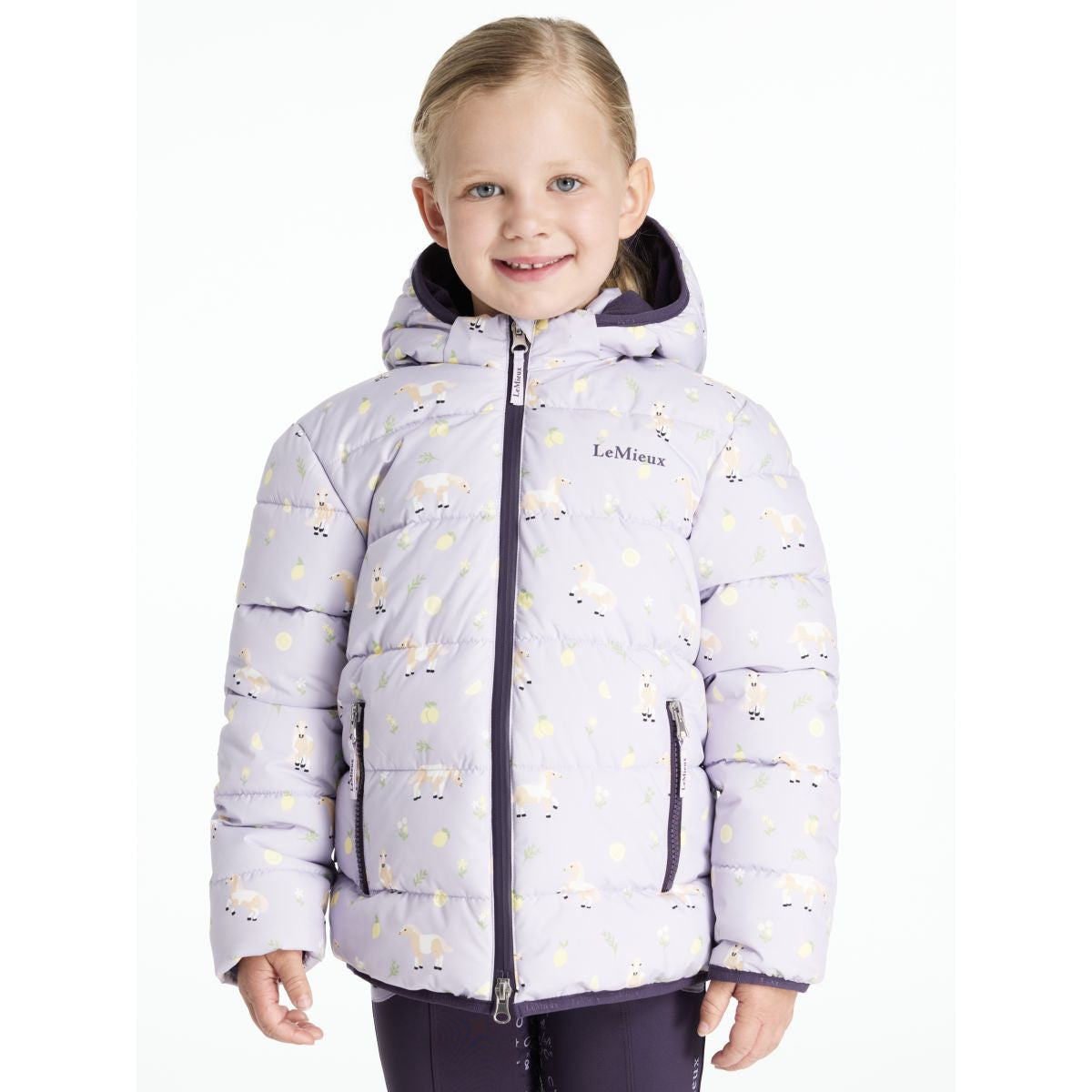 LeMieux Chaqueta Mini Printed Lilo Niños Lilac