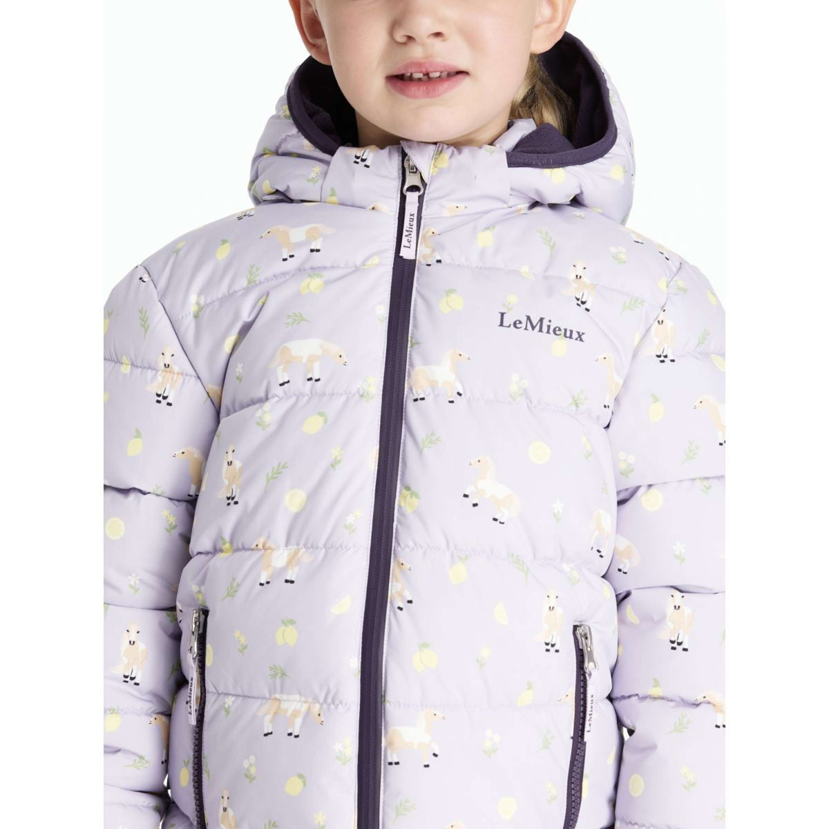 LeMieux Chaqueta Mini Printed Lilo Niños Lilac