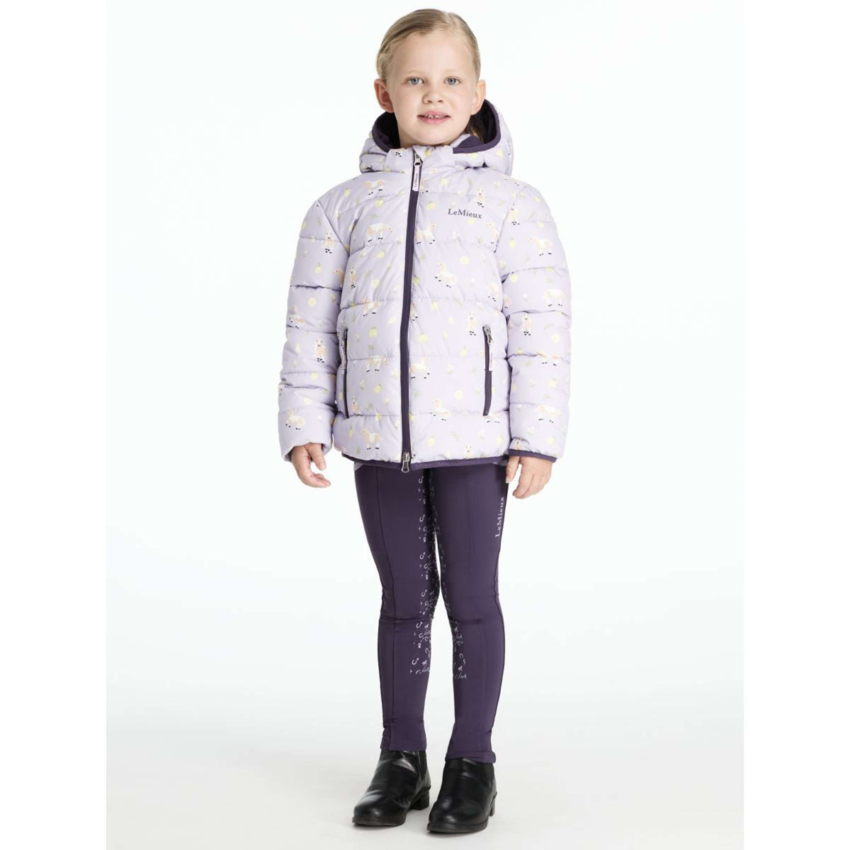 LeMieux Chaqueta Mini Printed Lilo Niños Lilac