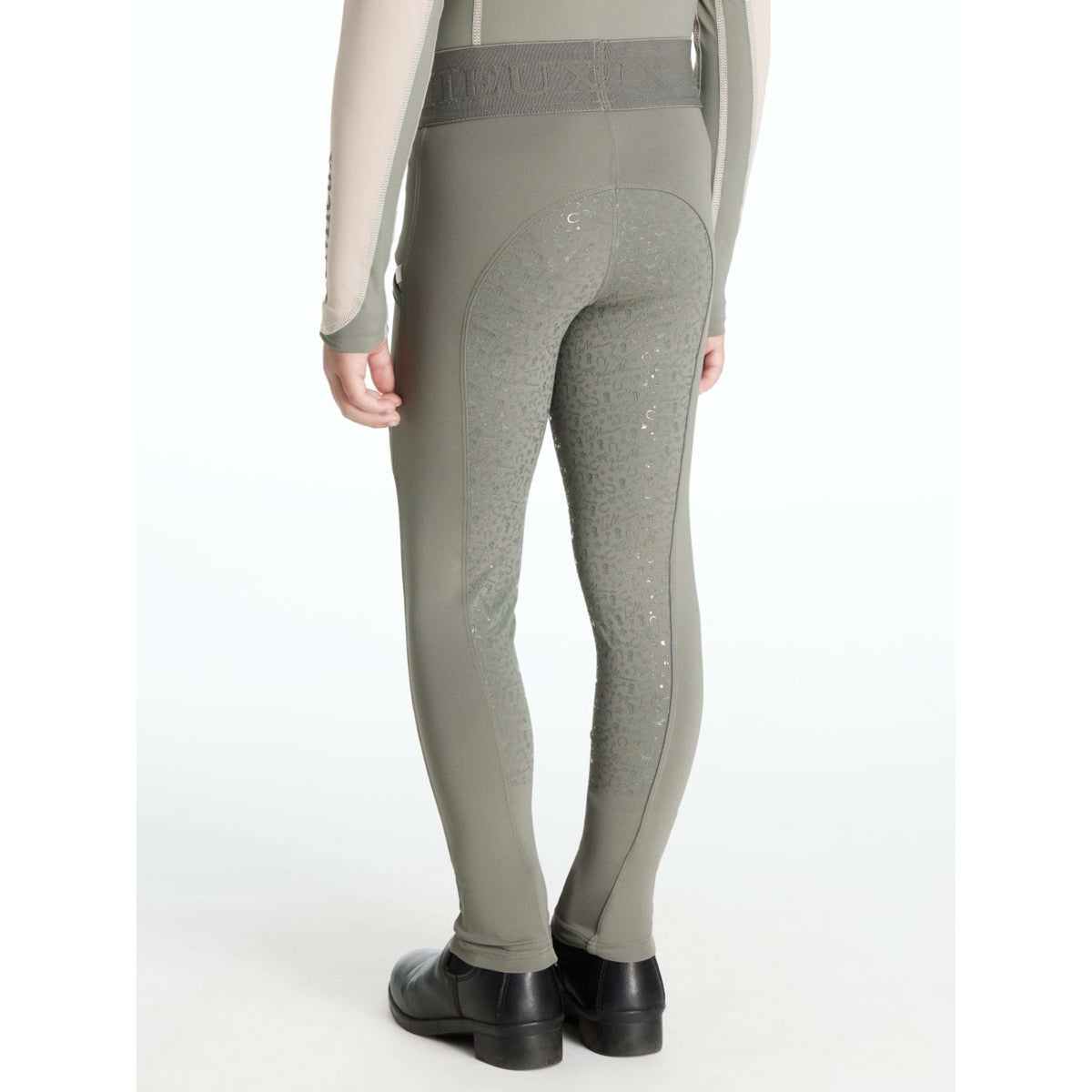 LeMieux Legging de Equitación Mini Full Grip Niños Rosemary
