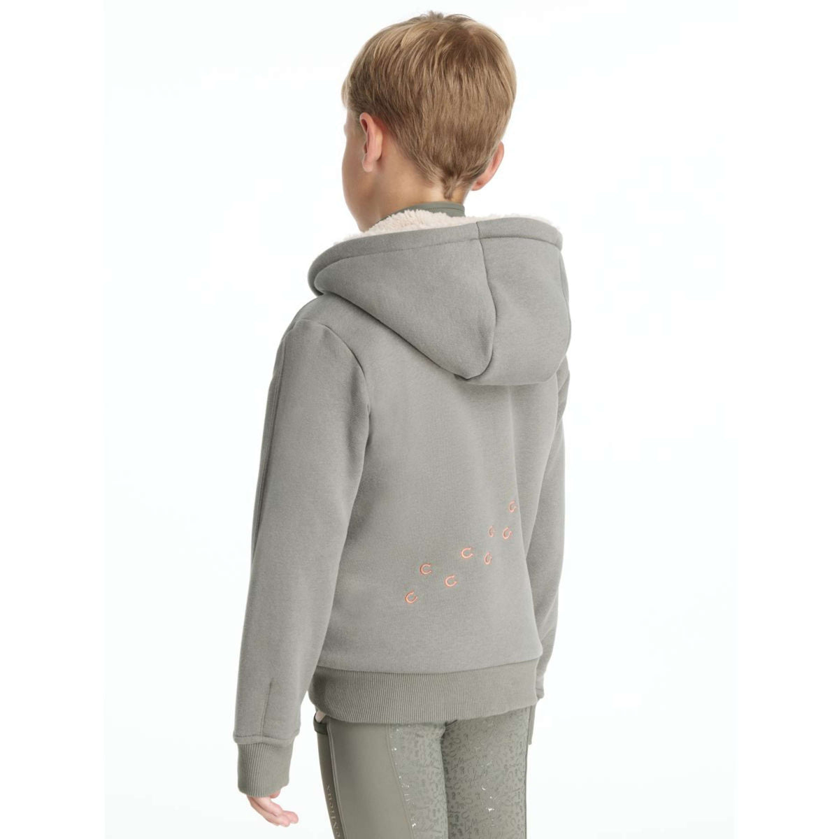 LeMieux Sudadera con capucha y cremallera Mini Charlie Pony Niños Rosemary