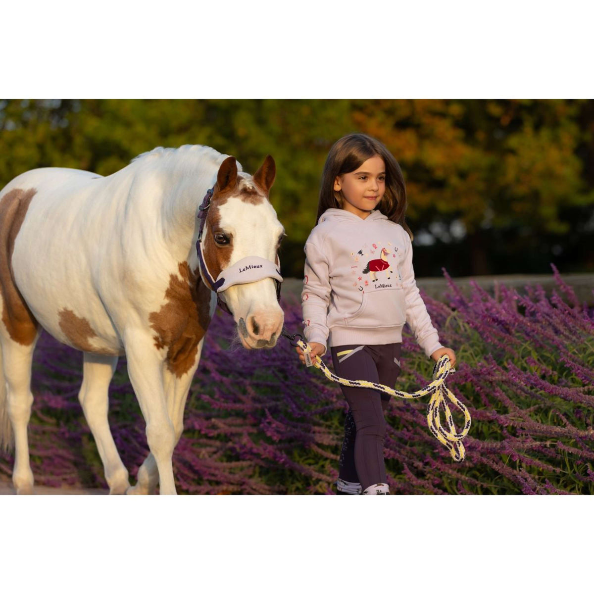 LeMieux Hoodie Mini Romi Niños Lilac