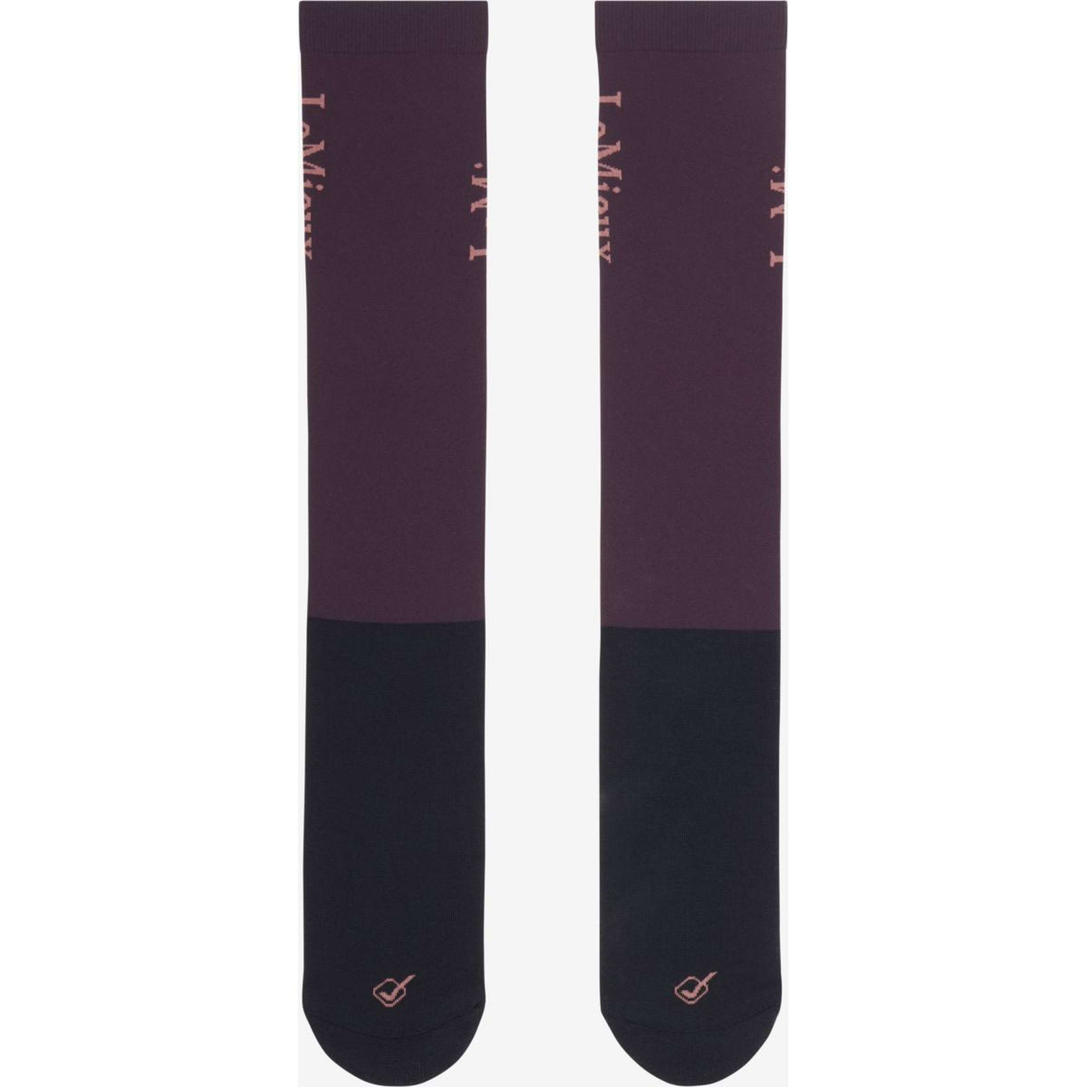 LeMieux Calcetines de Equitación Competition Color ES: Ciruela