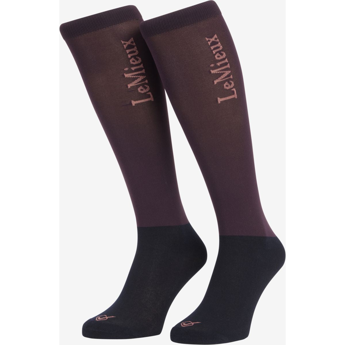 LeMieux Calcetines de Equitación Competition Color ES: Ciruela