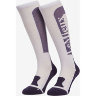 LeMieux Calcetines de Equitación Silicone Lilac