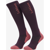 LeMieux Calcetines de Equitación Performance Color ES: Ciruela