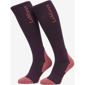 LeMieux Calcetines de Equitación Performance Color ES: Ciruela