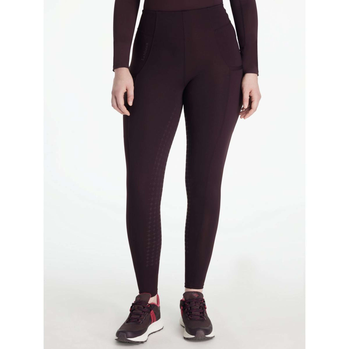 LeMieux Legging de Equitación Naomi Color ES: Ciruela