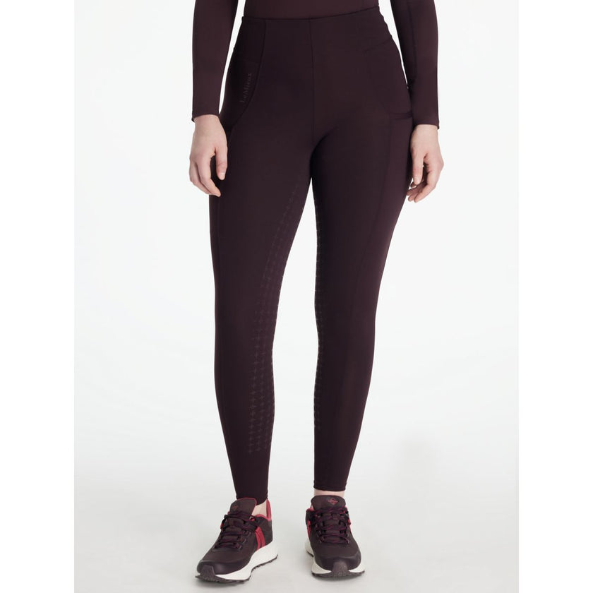 LeMieux Legging de Equitación Naomi Color ES: Ciruela