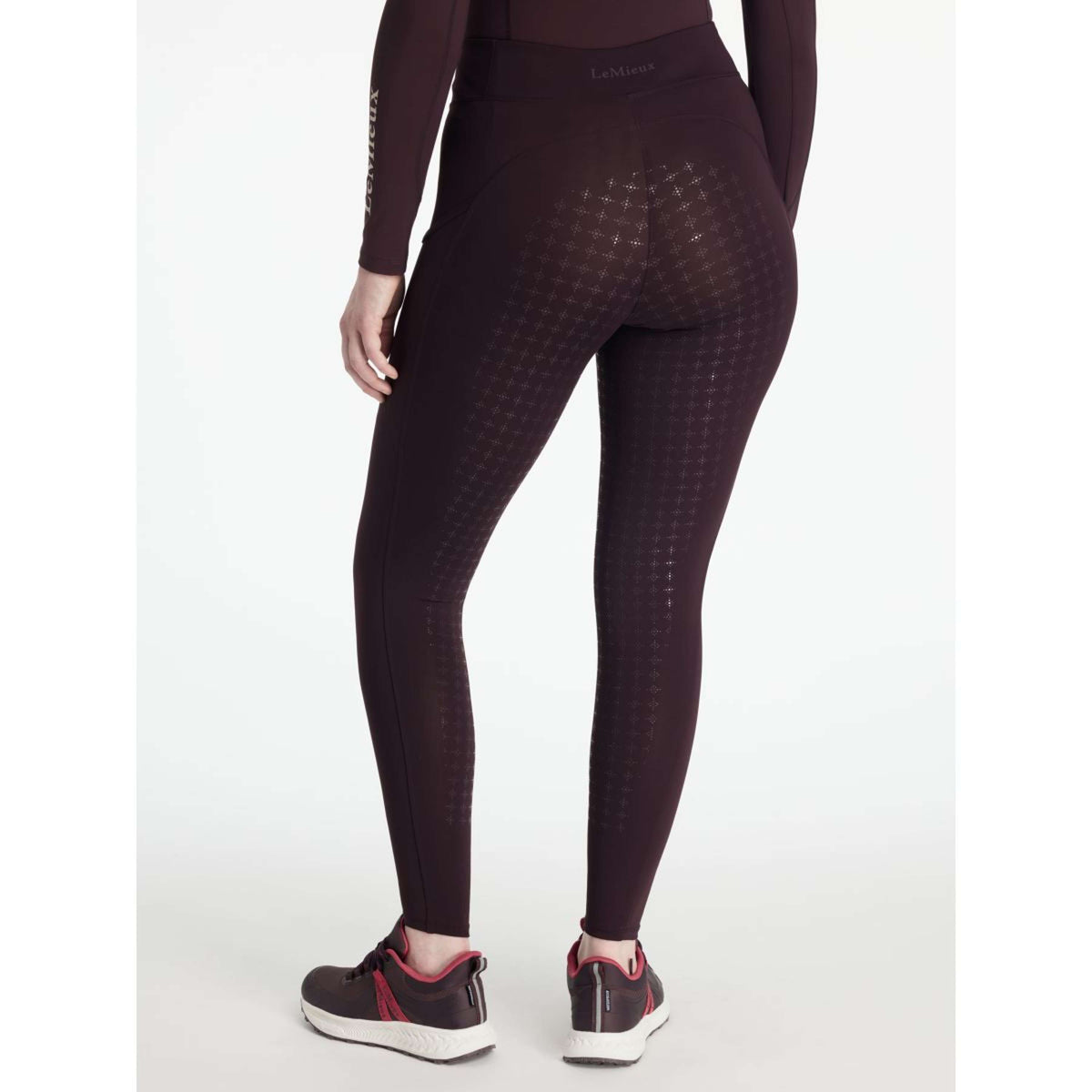LeMieux Legging de Equitación Naomi Color ES: Ciruela