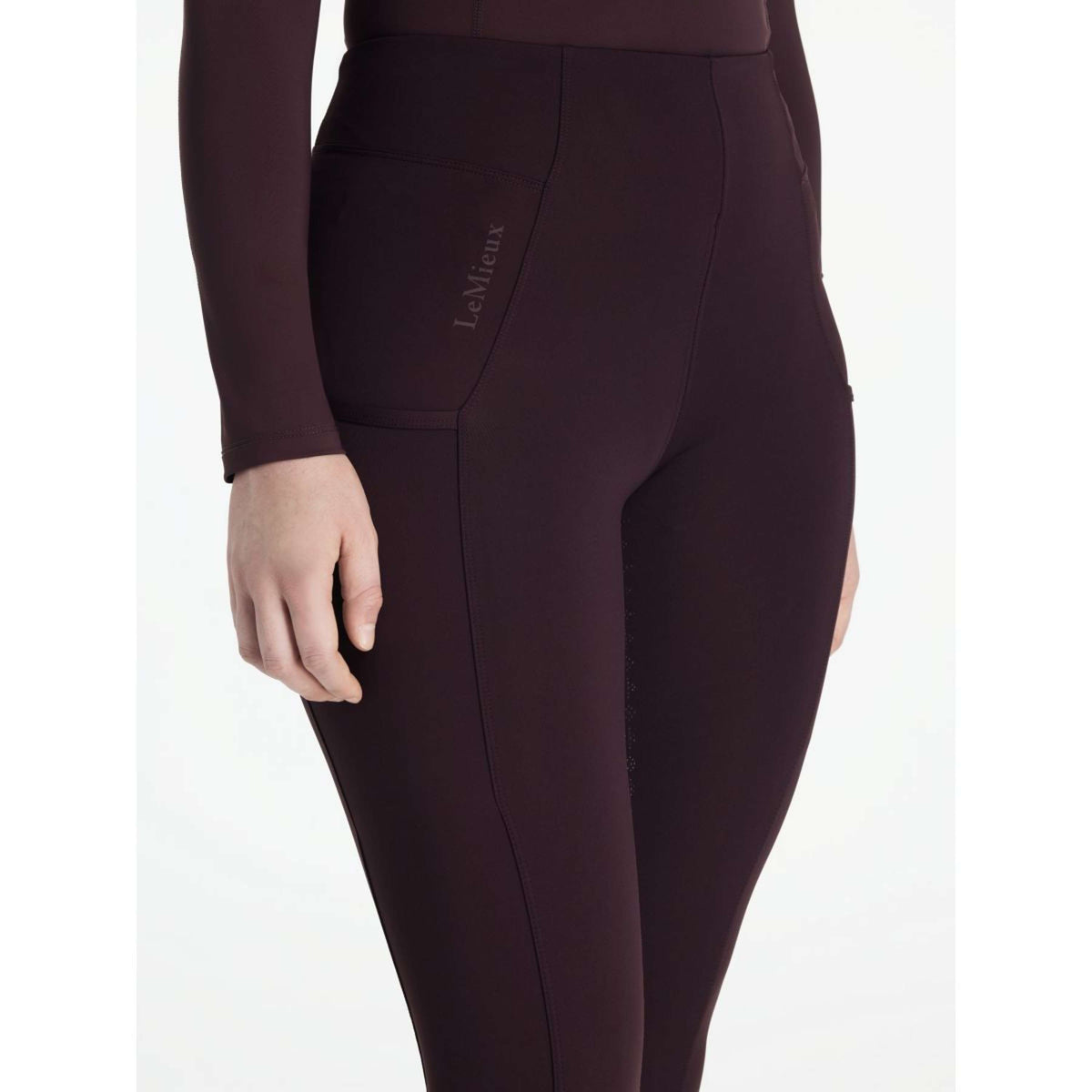 LeMieux Legging de Equitación Naomi Color ES: Ciruela