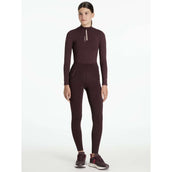 LeMieux Legging de Equitación Young Rider Orla Full Grip Color ES: Ciruela