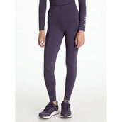 LeMieux Legging de Equitación Young Rider Orla Full Grip Juniper