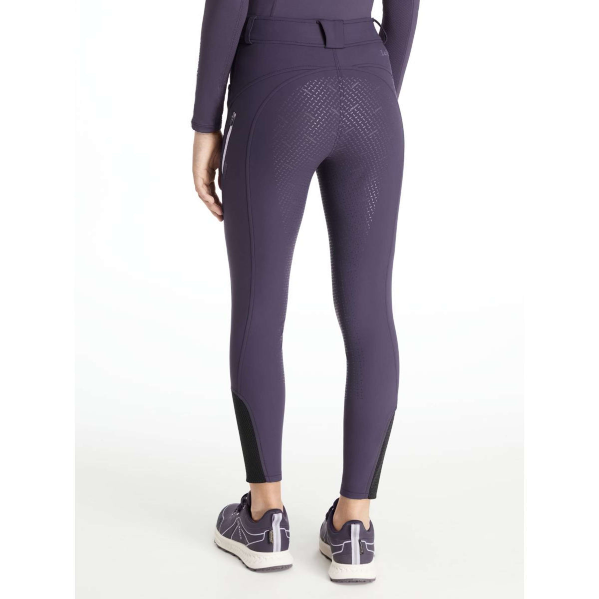 LeMieux Legging de Equitación Young Rider Ella Brushed Full Grip Juniper