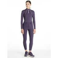 LeMieux Legging de Equitación Young Rider Ella Brushed Full Grip Juniper