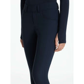 LeMieux Legging de Equitación Young Rider Ella Brushed Full Grip Navy