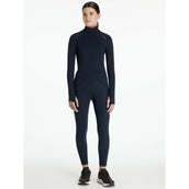 LeMieux Legging de Equitación Young Rider Ella Brushed Full Grip Navy