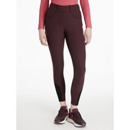 LeMieux Legging de Equitación Amy Color ES: Ciruela