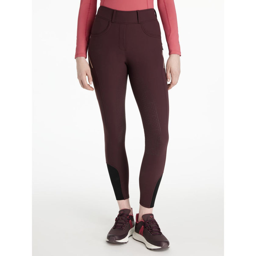 LeMieux Legging de Equitación Amy Color ES: Ciruela