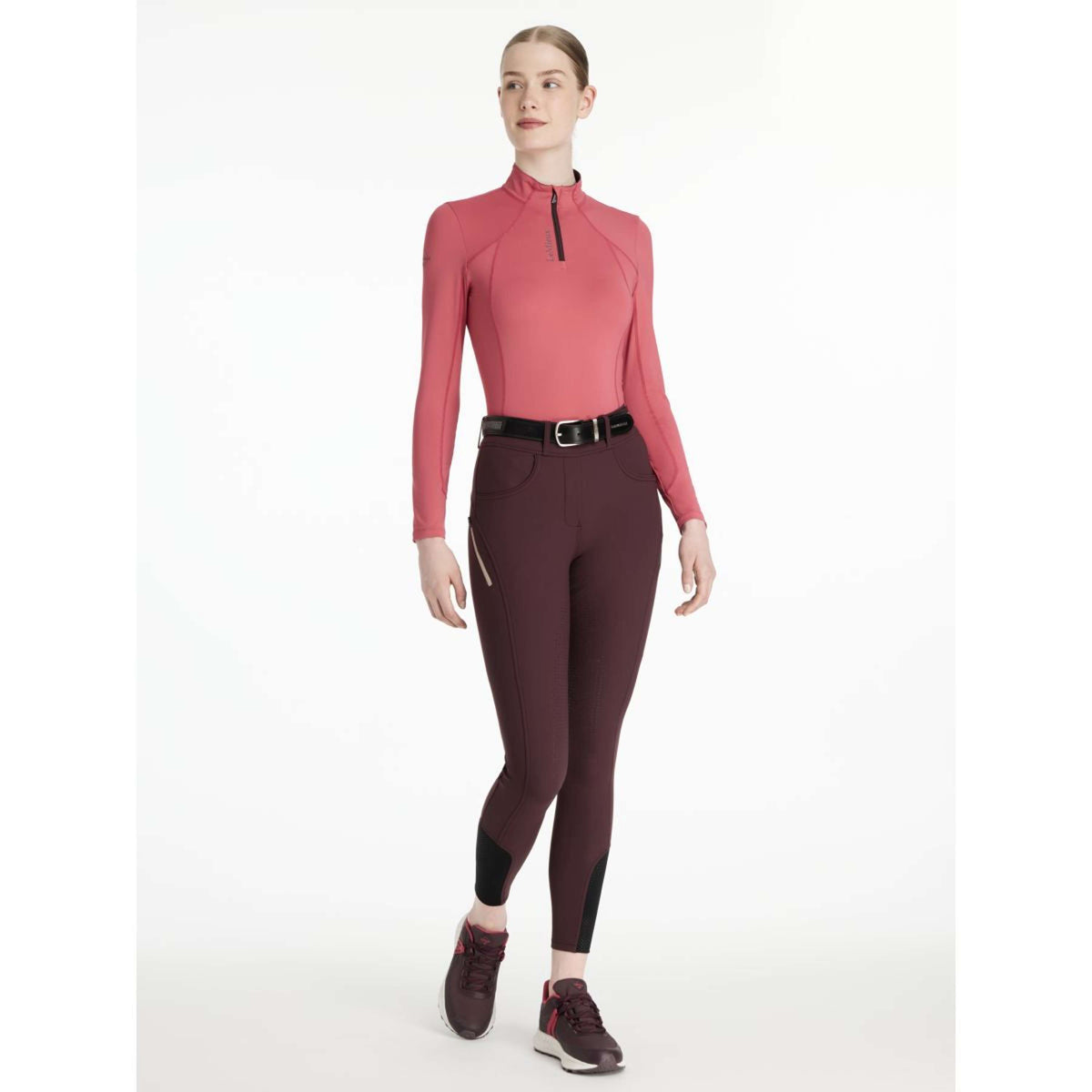 LeMieux Legging de Equitación Amy Color ES: Ciruela