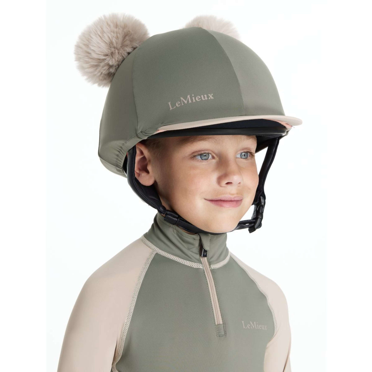 LeMieux Cubierta de tapa Mini Double Pom Niños Rosemary