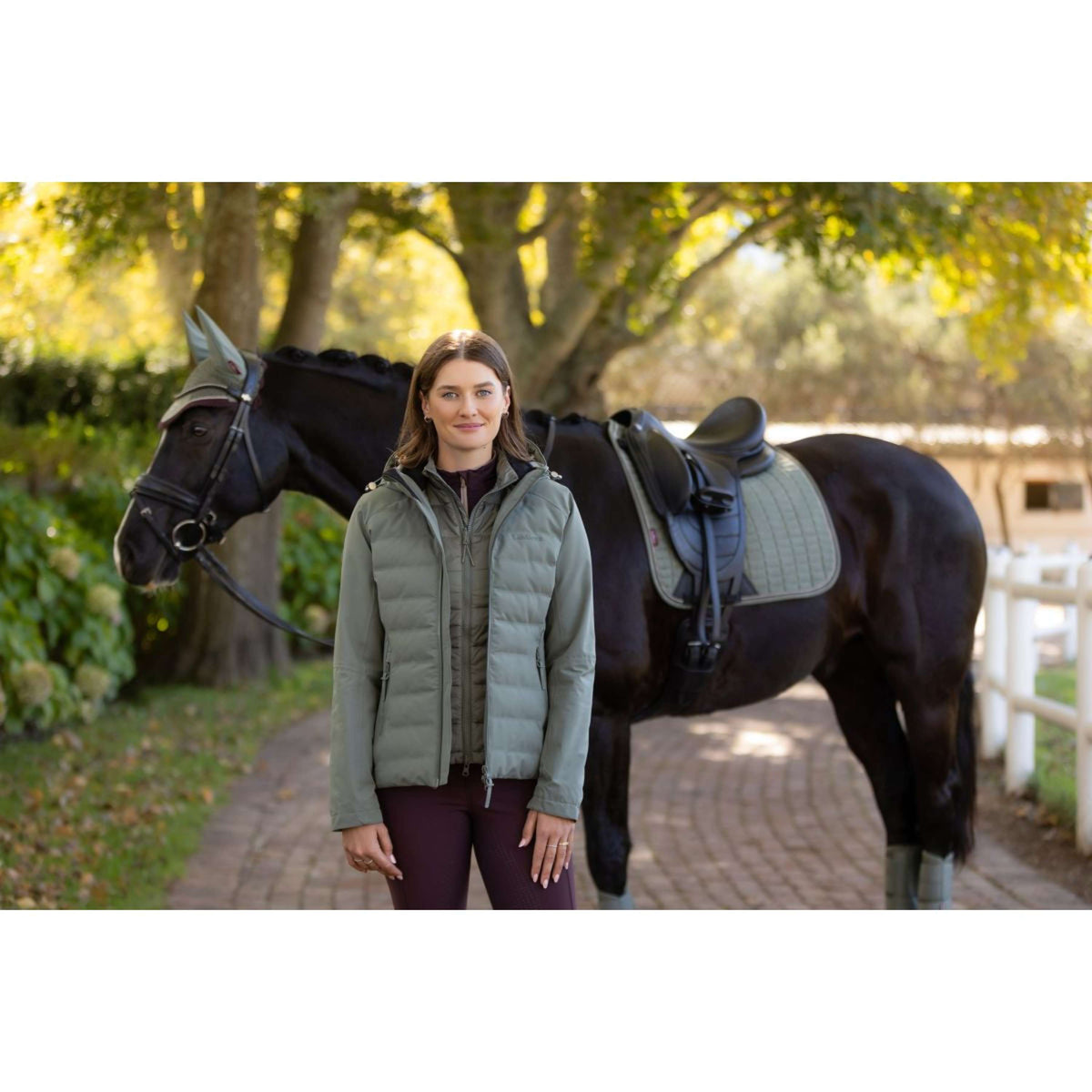 LeMieux Chaqueta Brooke Waterproof Rosemary