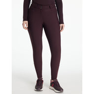 LeMieux Pantalón de Equitación Isabelle Full Grip Color ES: Ciruela