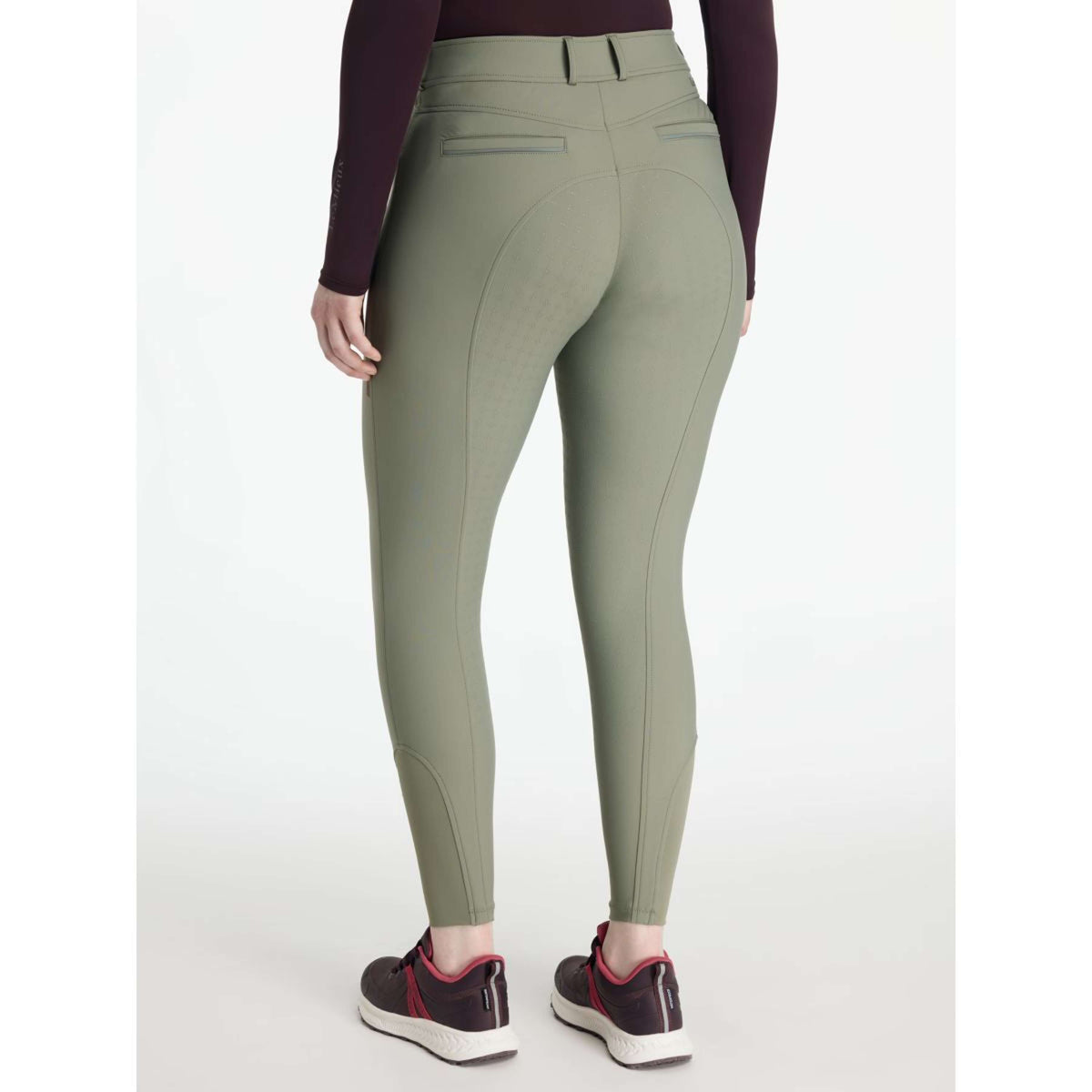 LeMieux Pantalón de Equitación Isabelle Full Grip Rosemary