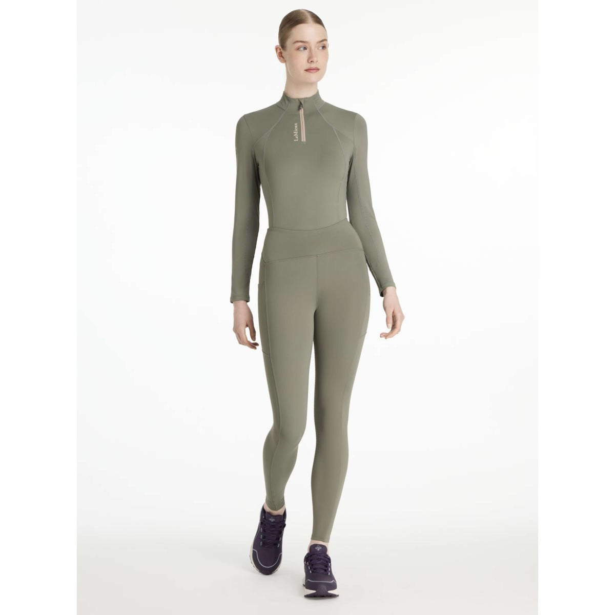LeMieux Legging de Equitación Natalie Brushed Rosemary