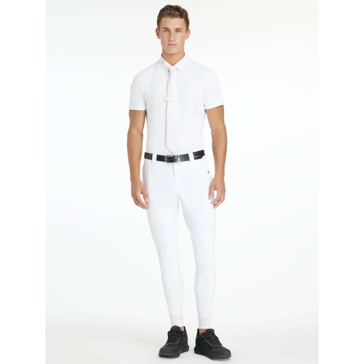 LeMieux Pantalón de Equitación Classique Hombres Blanco