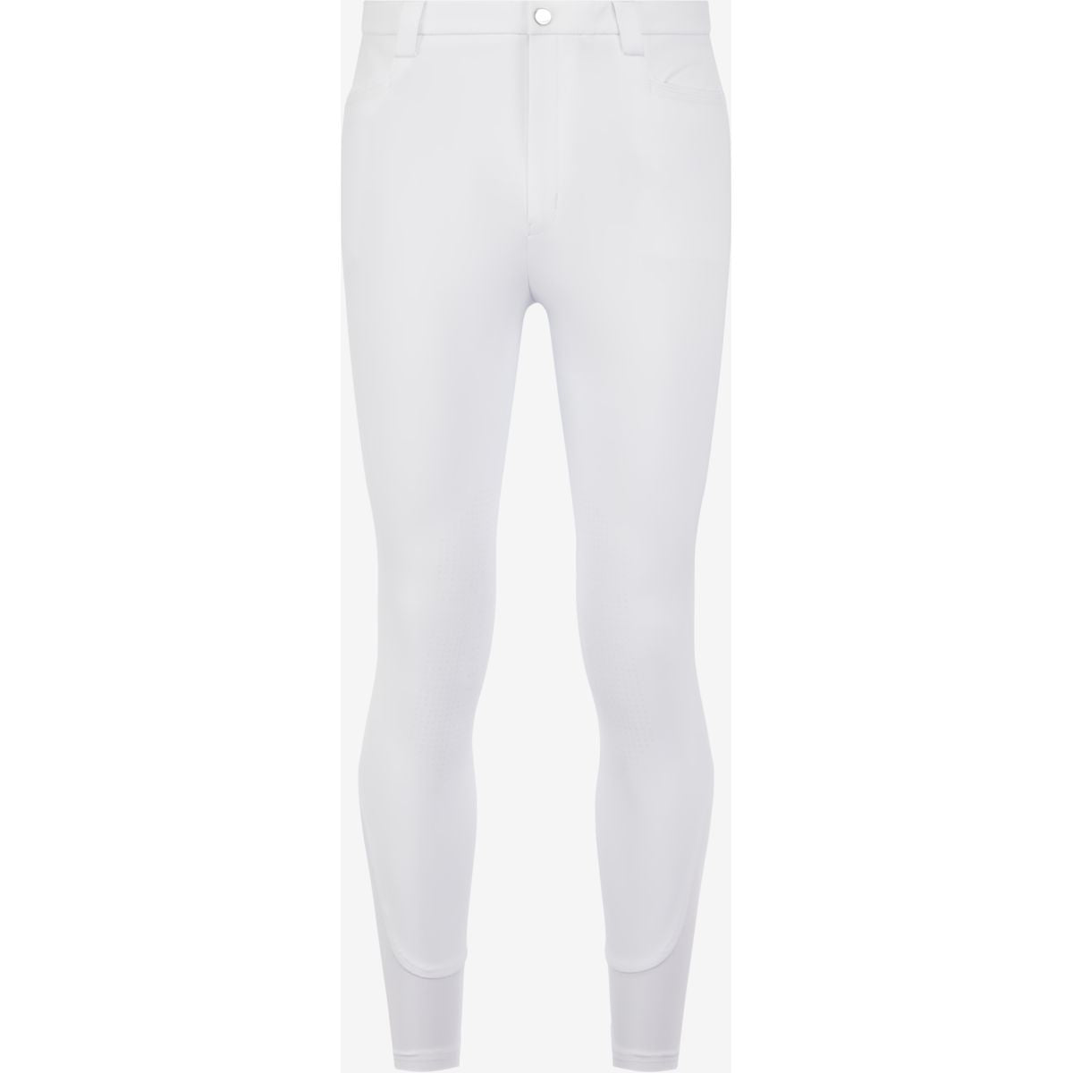 LeMieux Pantalón de Equitación Sports Knee Grip Hombres Blanco