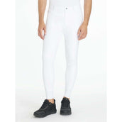 LeMieux Pantalón de Equitación Sports Knee Grip Hombres Blanco