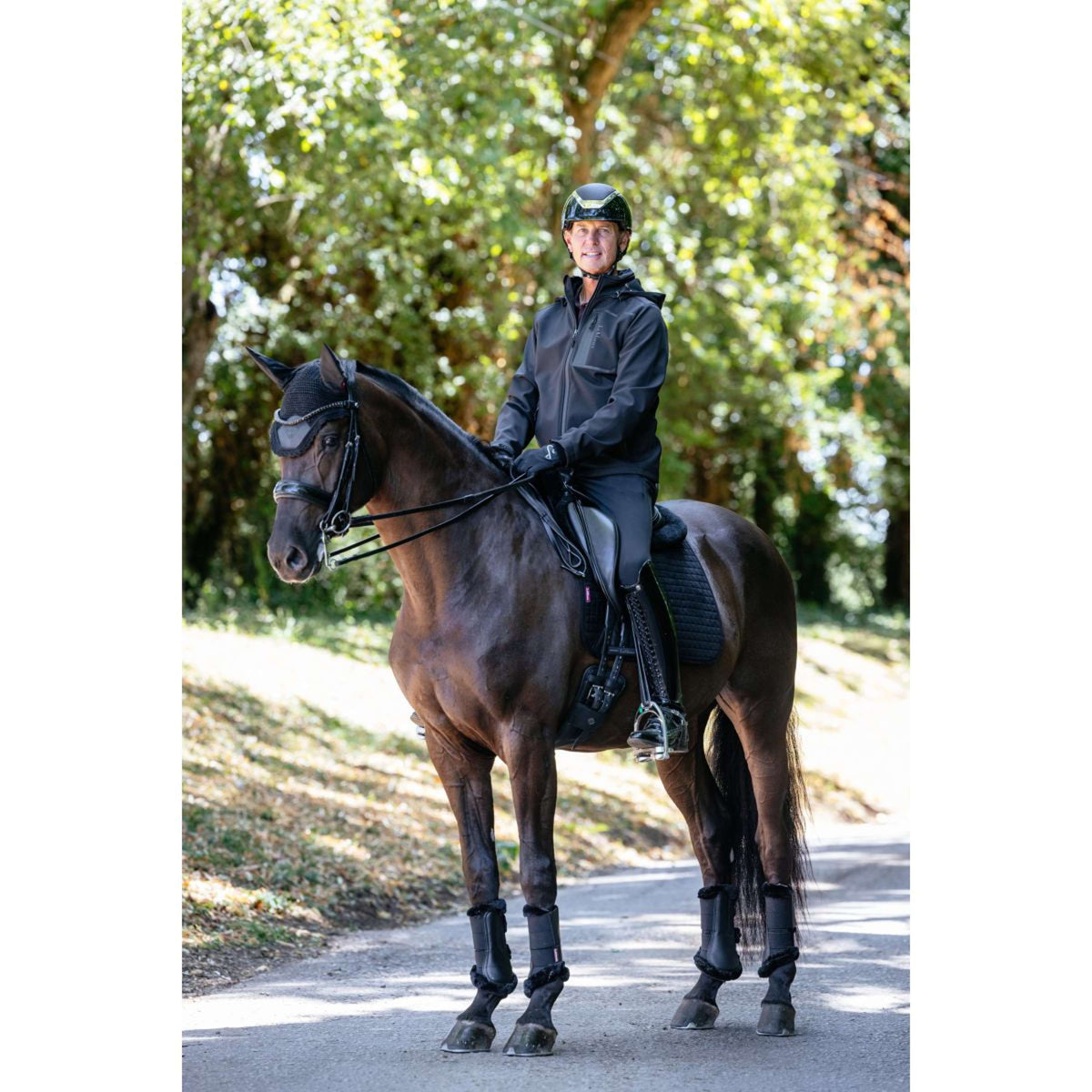 LeMieux Chaqueta Softshell Hombres Negro