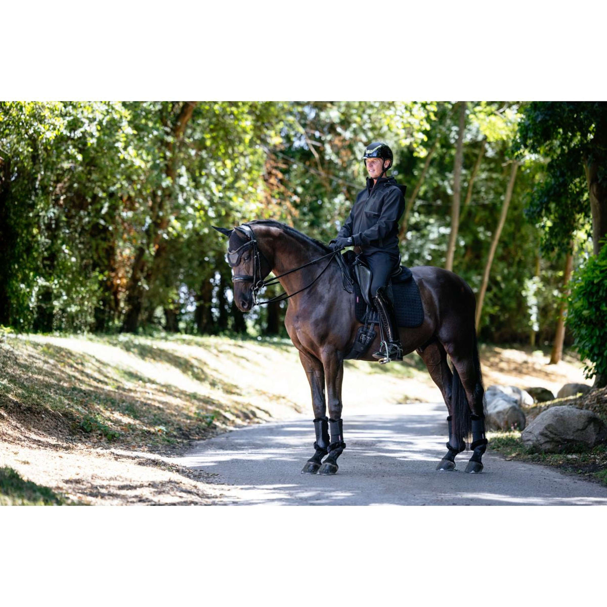 LeMieux Chaqueta Softshell Hombres Negro