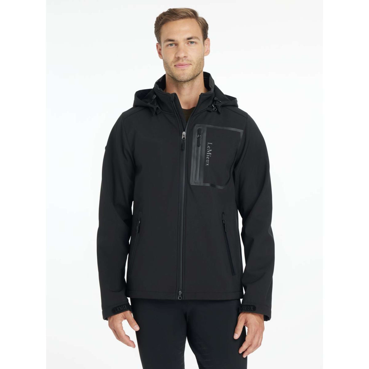 LeMieux Chaqueta Softshell Hombres Negro