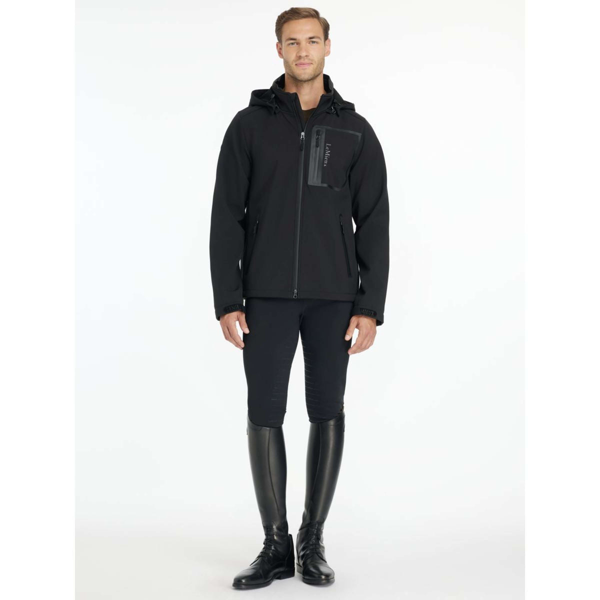 LeMieux Chaqueta Softshell Hombres Negro