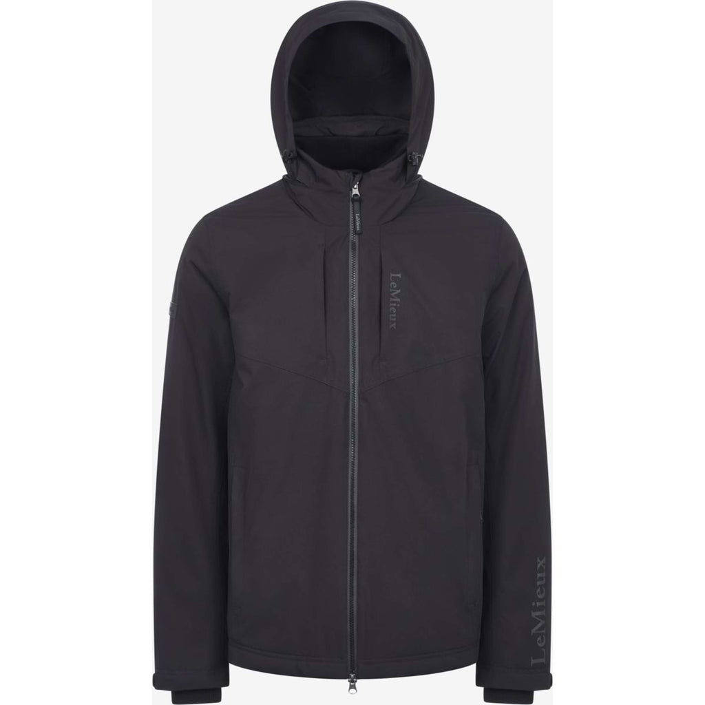LeMieux Abrigo de lluvia Team Waterproof Hombres Negro