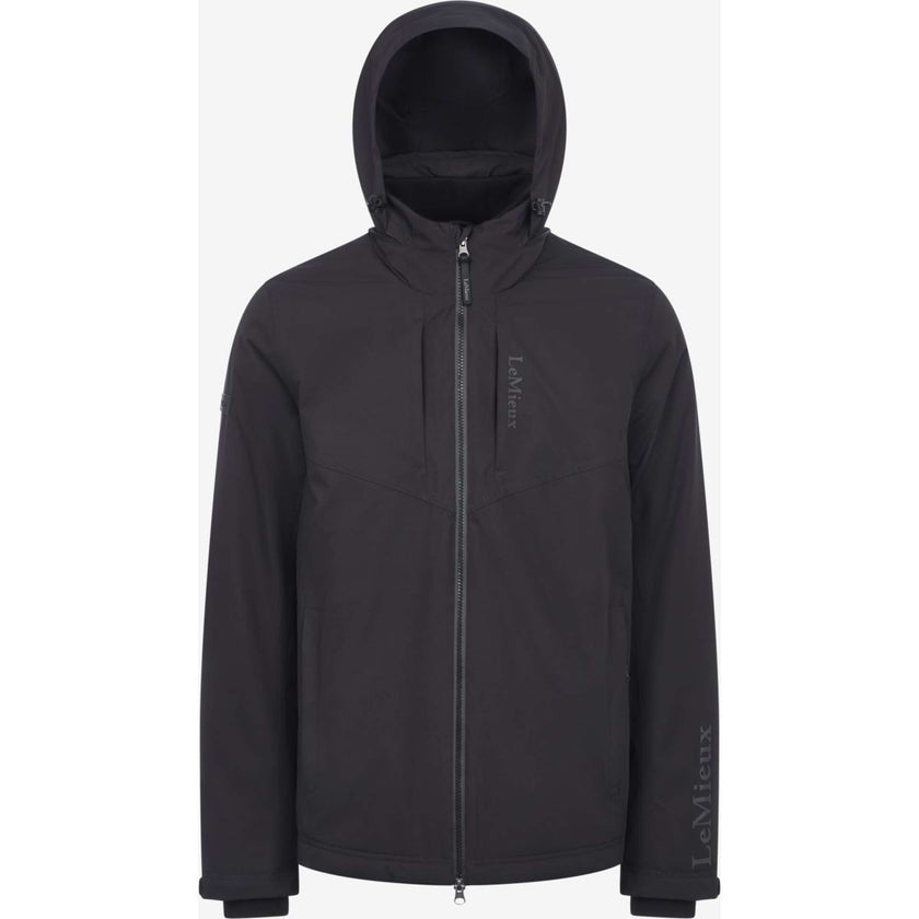 LeMieux Abrigo de lluvia Team Waterproof Hombres Negro