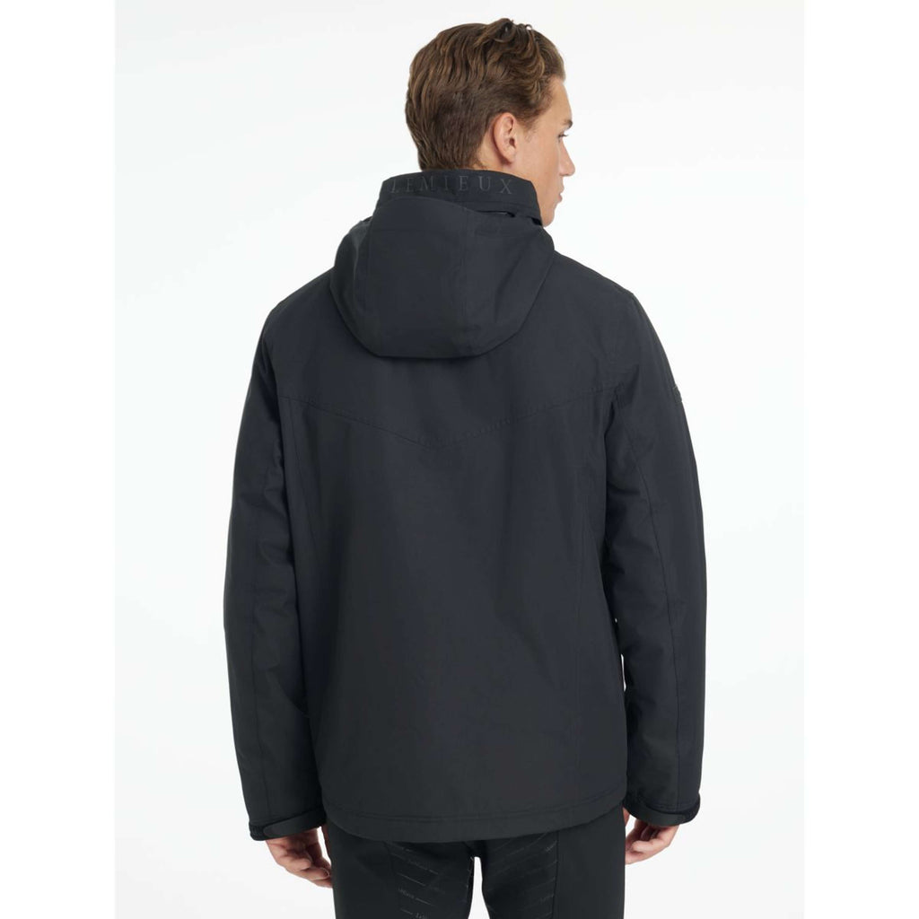 LeMieux Abrigo de lluvia Team Waterproof Hombres Negro