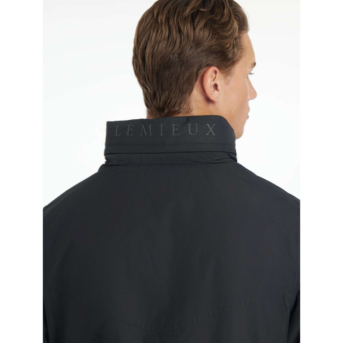 LeMieux Abrigo de lluvia Team Waterproof Hombres Negro