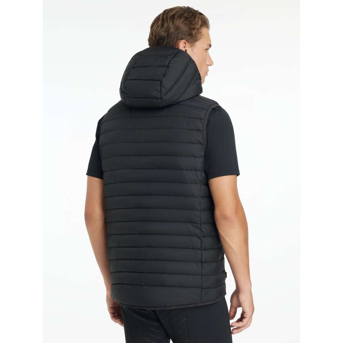 LeMieux Chaleco Puffer Hombres Negro