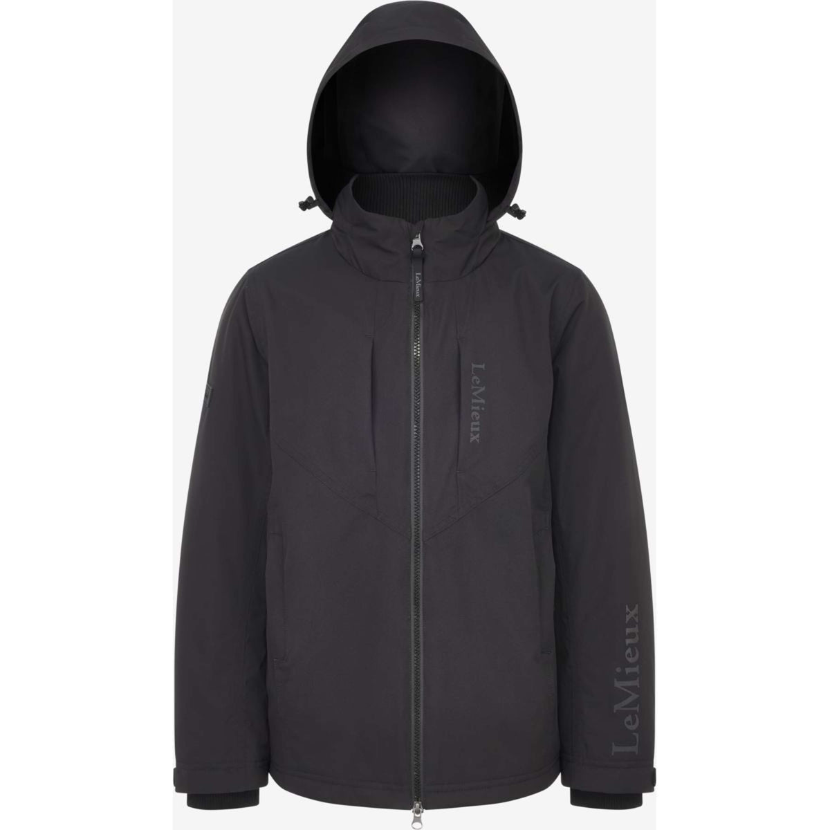 LeMieux Chaqueta Young Rider Team Waterproof Niños Negro